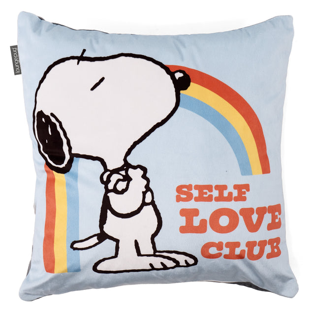 Snoopy Dekoračný poťah na vankúš 47 x 47 cm - Dúha 01