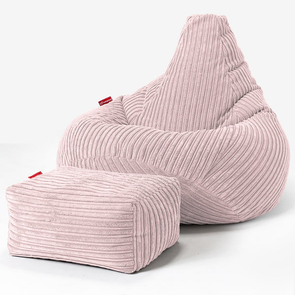 Herná stolička sedací vak pre deti vo veku 6-14 rokov - Menčester Ružovo červená 01